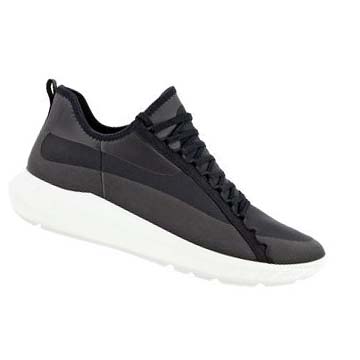 Women's Ecco Ath-1fw Slip-on Sneakers Black | Canada 204JPQ